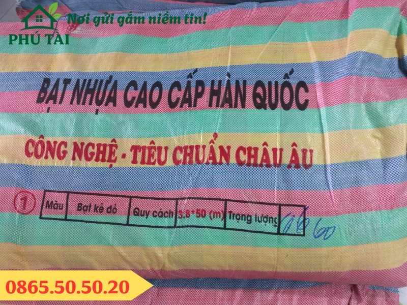 Bạt kẻ đỏ 3,8mx50m