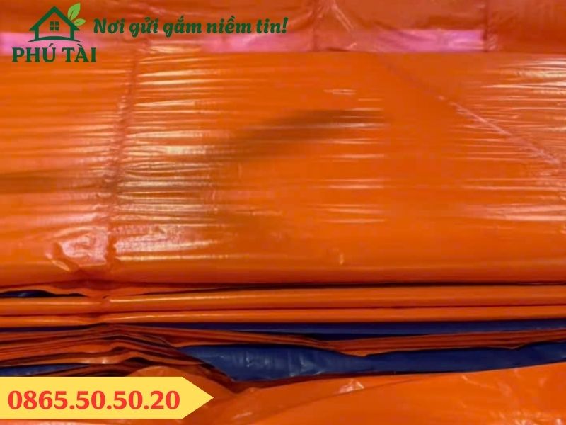 Bạt xanh cam khổ 10mx50m giá rẻ tại Phú Tài