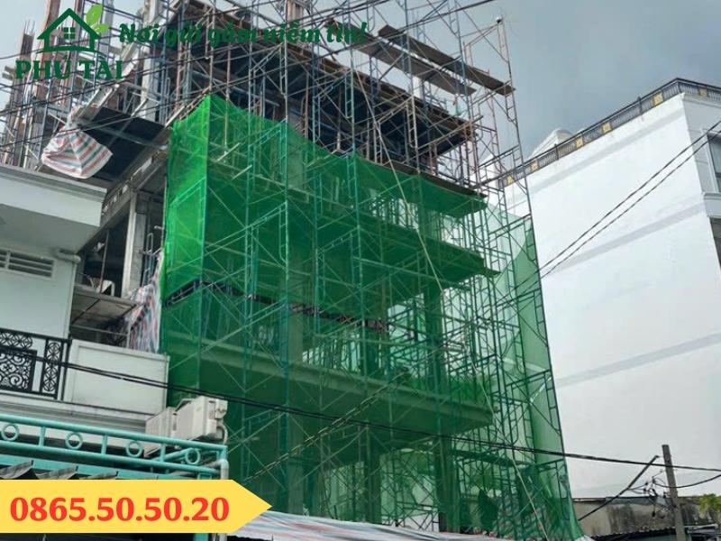 Công trình sử dụng lưới mùng bao che
