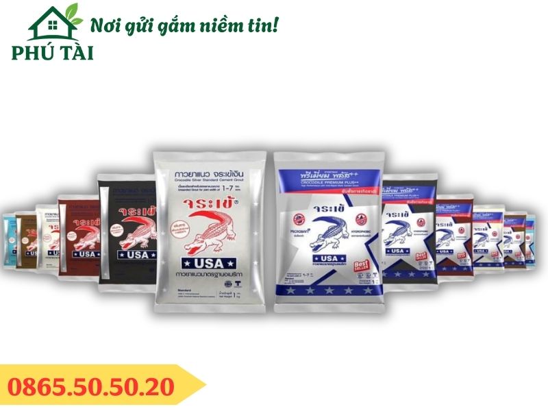 Cung cấp đa dạng các loại keo chà ron cá sấu crocodile