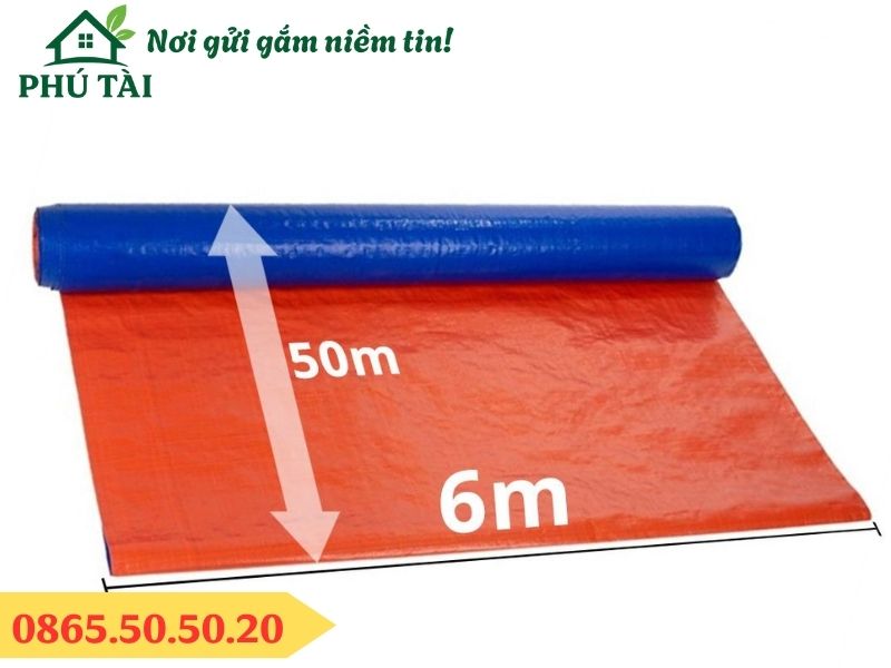 Giá bạt xanh cam 6M X 50M