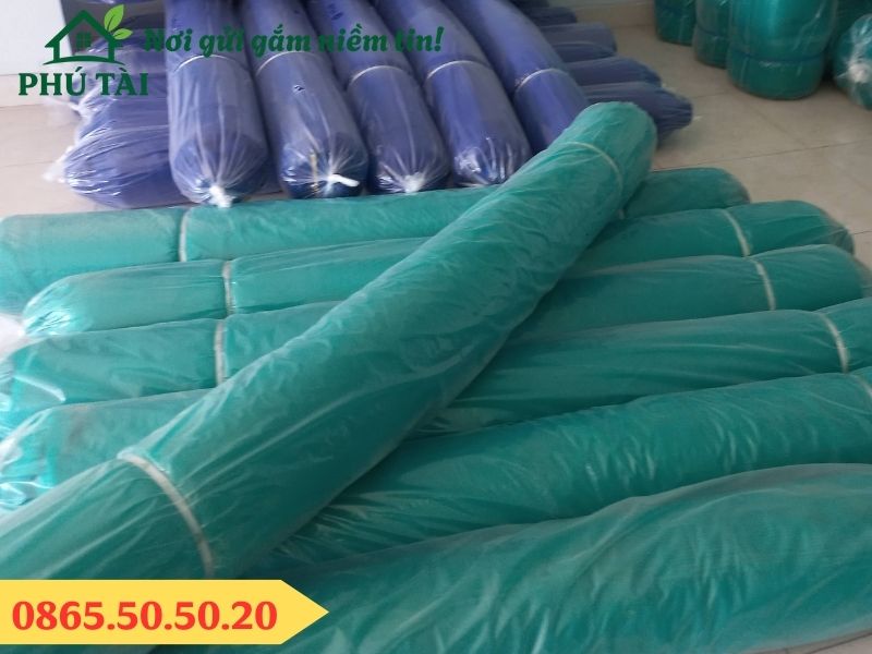 Lưới bao che 4mx50m xanh ngọc, xanh dương