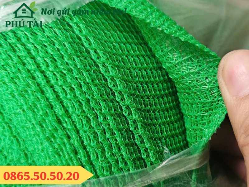 Lưới che nắng dệt kim màu xanh