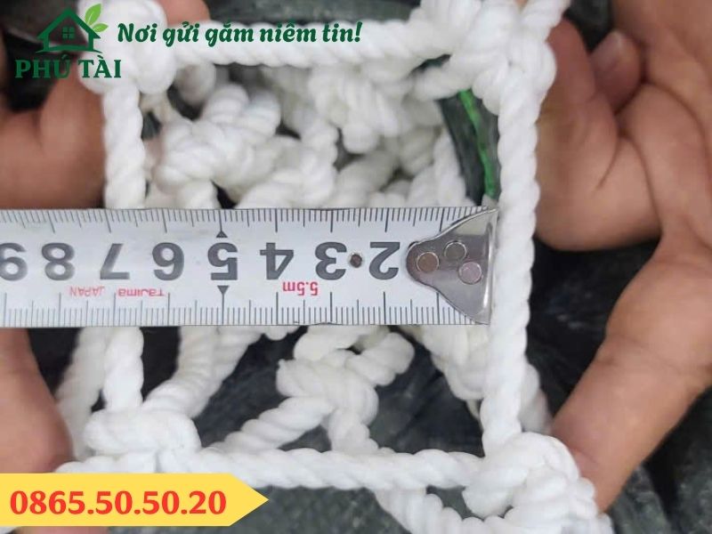 Lưới dù gia công sợi 6ly