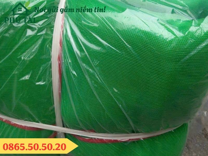 Lưới mùng xanh bao che công trình