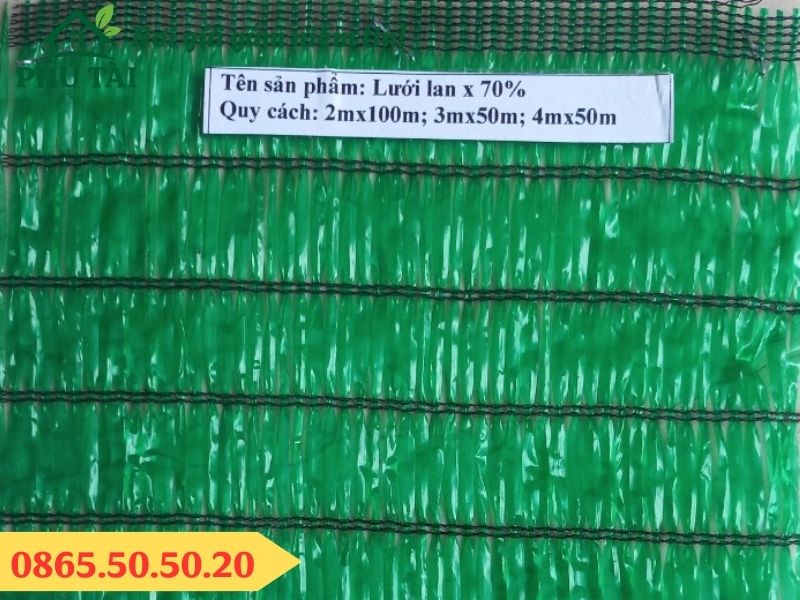 Lưới xanh che nắng 70%