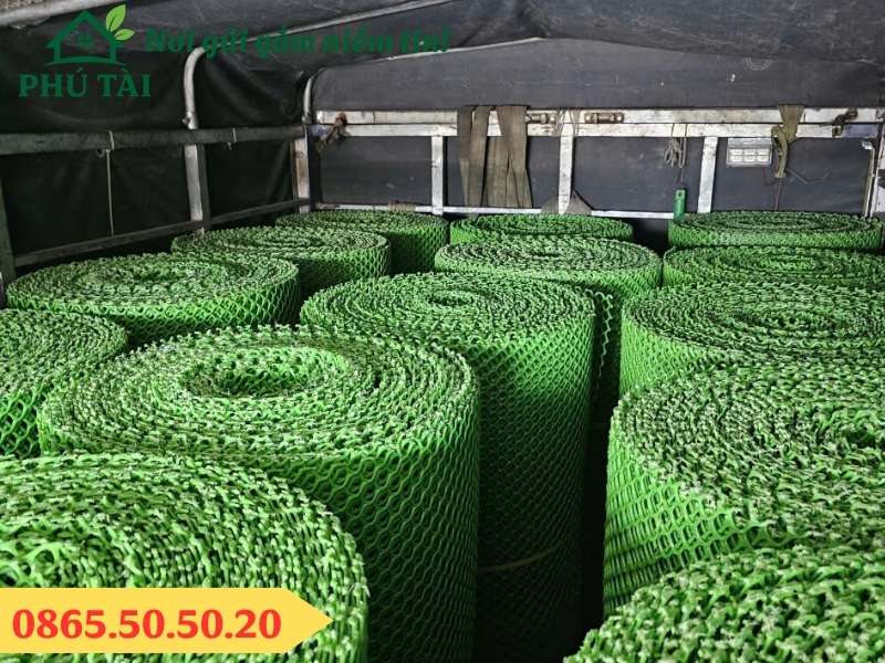 Vận chuyển lưới nhựa mắt cáo khổ 1.5m