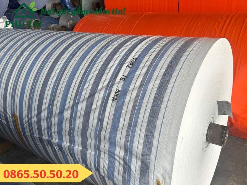 Xưởng sản xuất bạt sọc mã lai số lượng lớn