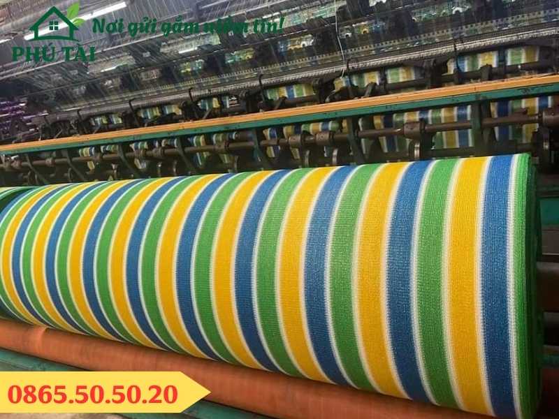 Xưởng sản xuất lưới che nắng đa sắc