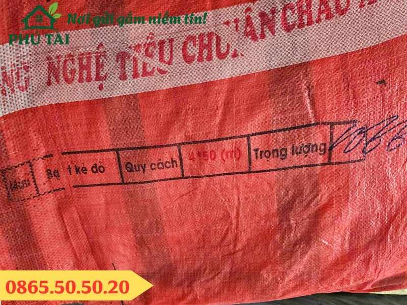 bạt sọc 3 màu khổ 4mx50m