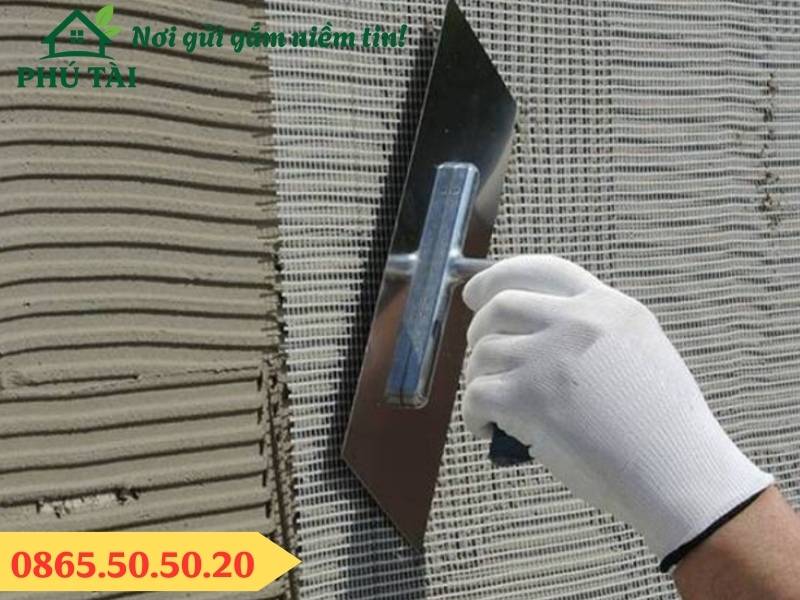 Sử dụng lưới thủy tinh tăng khả năng bám dính vật liệu