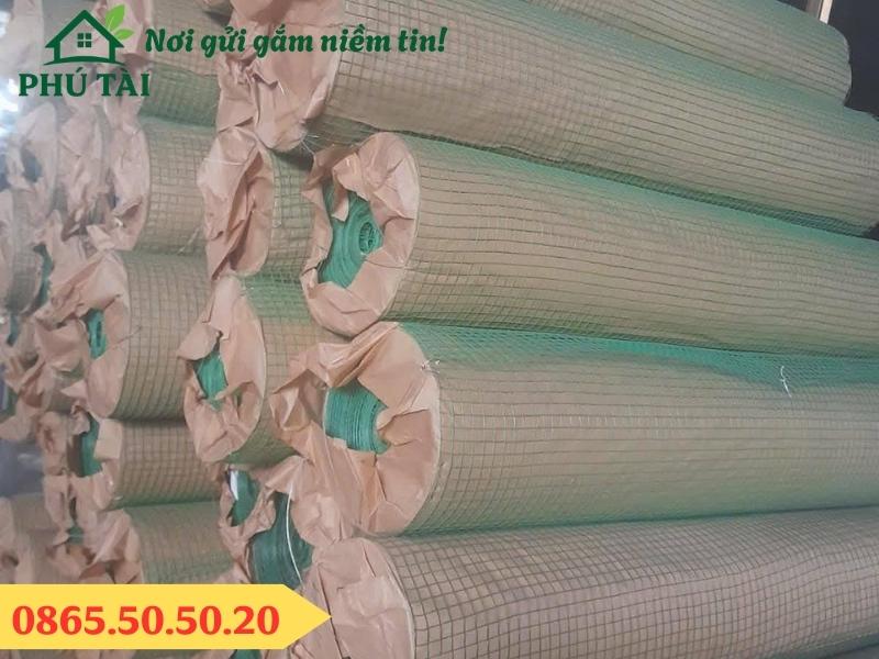 Lưới thép bọc nhựa màu xanh số lượng lớn