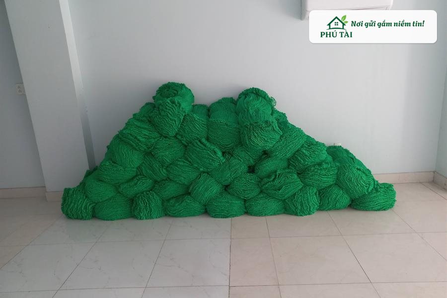 Bóc tách diện tích cuộn lưới hứng vật rơi tránh lãng phí vật tư