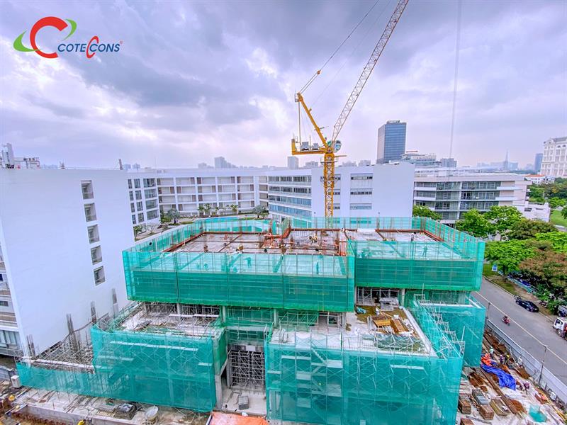 Ứng dụng công thức và cách tính lưới bao che theo diện tích giàn giáo thực tế